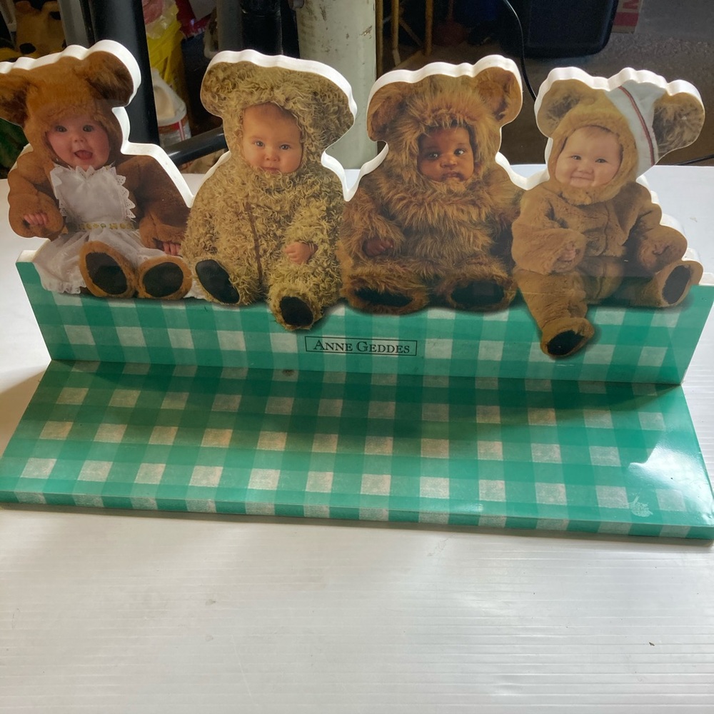 Anne geddes baby teddy bears shelf